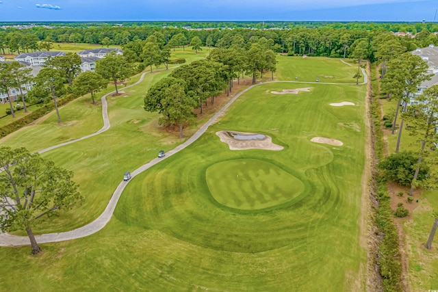 4890 Luster Leaf Cir Unit 201, Myrtle Beach, SC 29577 - aerial view of a golf course and a tree filled landscape