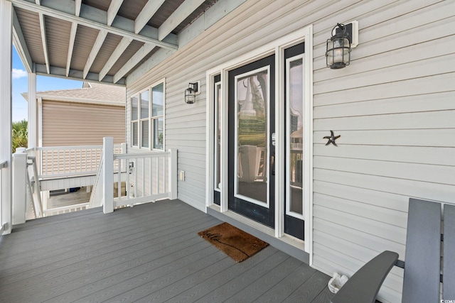 204 33rd Ave N, North Myrtle Beach, SC 29582 - view of wooden terrace