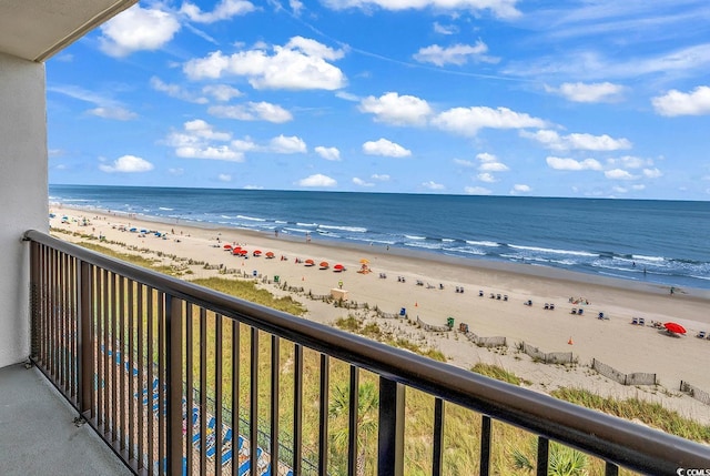 2511 S Ocean Blvd Unit 507G, Myrtle Beach, SC 29577 - water view with local beach