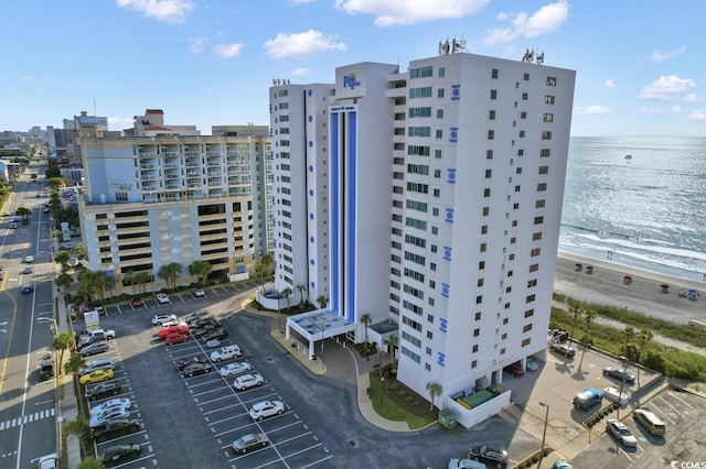 2511 S Ocean Blvd Unit 507G, Myrtle Beach, SC 29577 - view of building exterior featuring view of water and beach