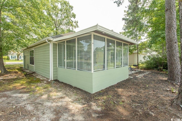 6610 Mallard View Pt, Myrtle Beach, SC 29588 - view of home's exterior featuring a sunroom