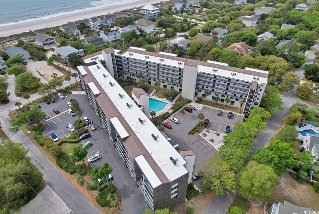 423 Parker Dr Unit 334, Pawleys Island, SC 29585 - drone / aerial view of expansive coastline and a pool