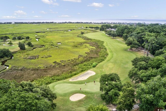 423 Parker Dr Unit 334, Pawleys Island, SC 29585 - bird's eye view of a golf course and a tree filled landscape
