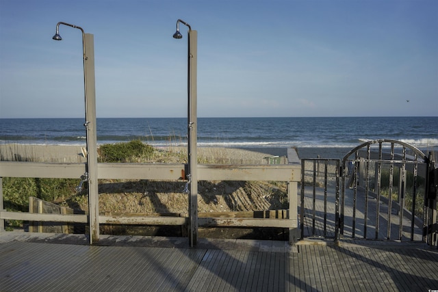 7100 N Ocean Blvd Unit 316, Myrtle Beach, SC 29572 - water view with local beach