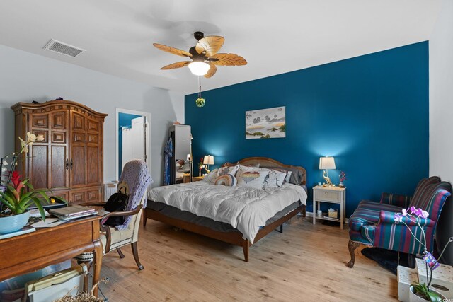 196 Cypress Tree Loop, Longs, SC 29568 - bedroom featuring wood finished floors and a ceiling fan