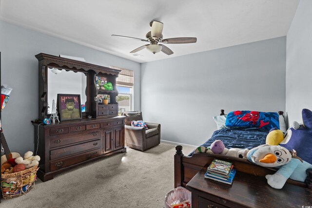 196 Cypress Tree Loop, Longs, SC 29568 - carpeted bedroom with ceiling fan and baseboards