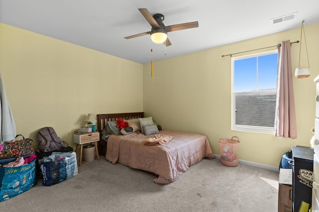 196 Cypress Tree Loop, Longs, SC 29568 - bedroom with carpet floors, ceiling fan, and baseboards