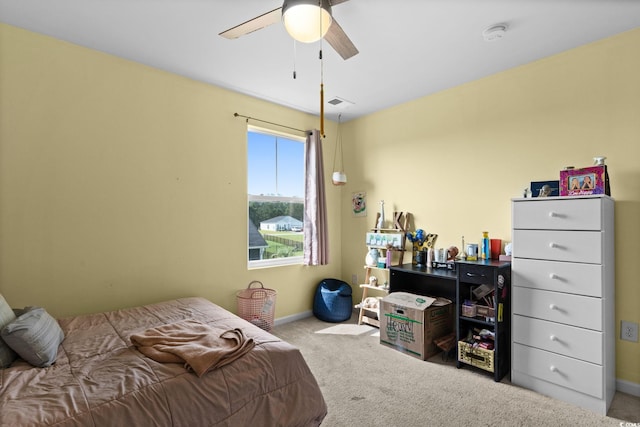 196 Cypress Tree Loop, Longs, SC 29568 - carpeted bedroom with baseboards and a ceiling fan