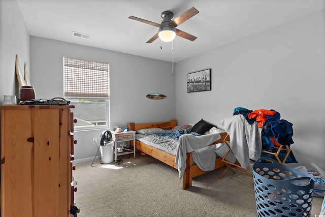 196 Cypress Tree Loop, Longs, SC 29568 - bedroom featuring carpet flooring, baseboards, and ceiling fan