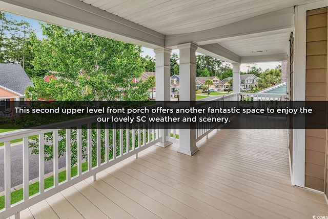 1227 Cypress Shadow Ct, Murrells Inlet, SC 29576 - porch featuring a residential view