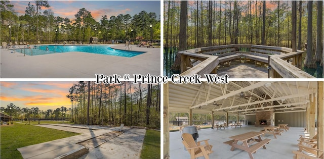 1227 Cypress Shadow Ct, Murrells Inlet, SC 29576 - view of a document with a collage of images