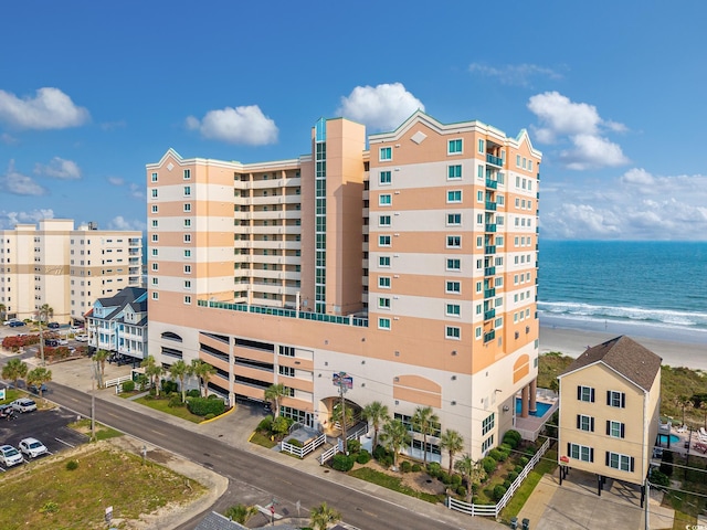 5700 N Ocean Blvd Unit Ph12, North Myrtle Beach, SC 29582 - view of property with view of water and beach