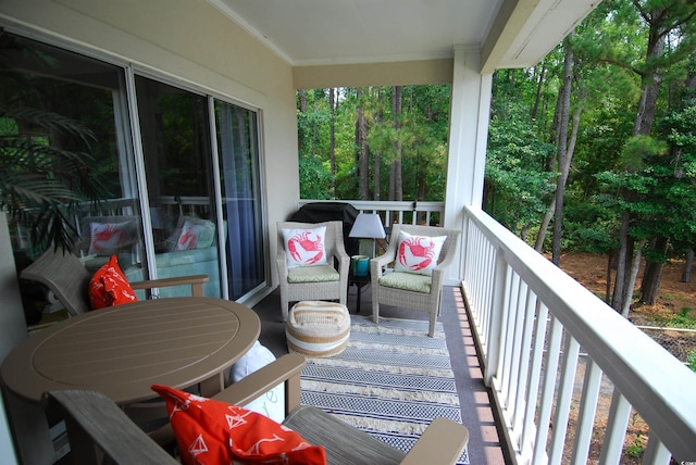 390 Lands End Blvd Unit 4-201, Myrtle Beach, SC 29572 - deck with outdoor dining area