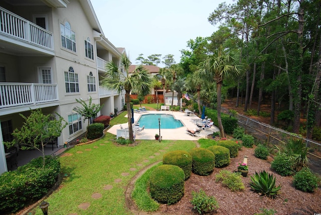390 Lands End Blvd Unit 4-201, Myrtle Beach, SC 29572 - view of pool with a patio