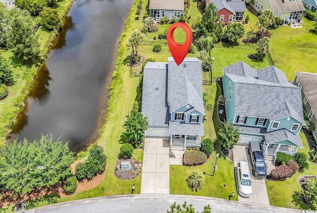 126 Dreamland Dr, Murrells Inlet, SC 29576 - aerial view of residential area featuring a nearby body of water