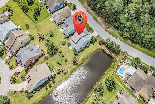 126 Dreamland Dr, Murrells Inlet, SC 29576 - aerial view of property and surrounding area with a nearby body of water and nearby suburban area