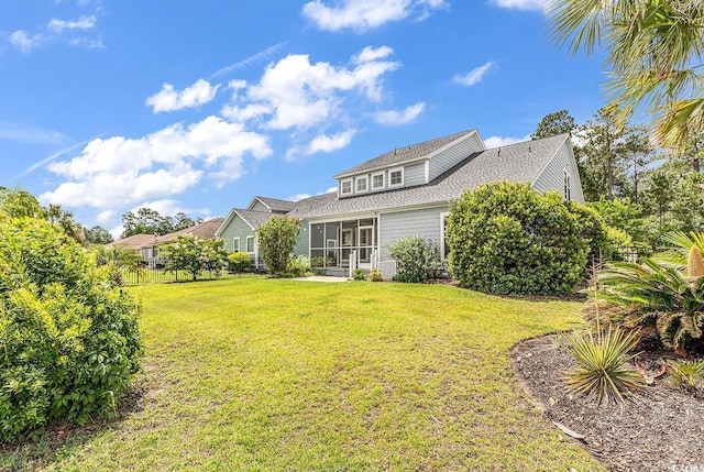 126 Dreamland Dr, Murrells Inlet, SC 29576 - back of property with a sunroom