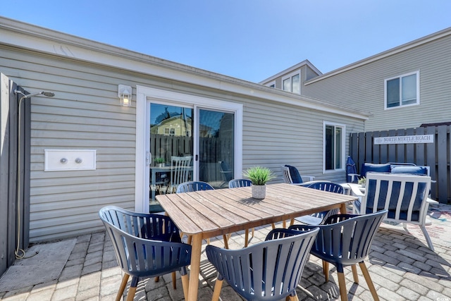 800 S 9th Ave S Unit A-1, North Myrtle Beach, SC 29582 - view of patio with outdoor dining area