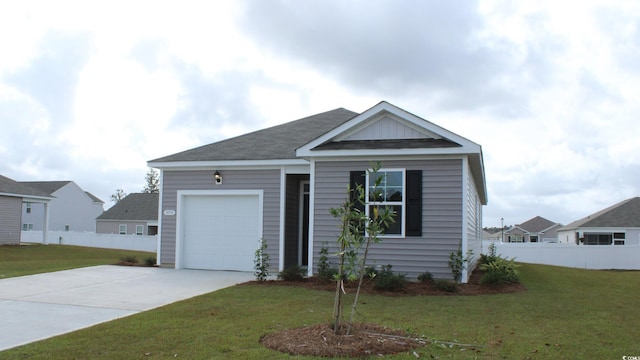 575 Strawberry Field Way, Galivants Ferry, SC 29544 - ranch-style home featuring concrete driveway and an attached garage