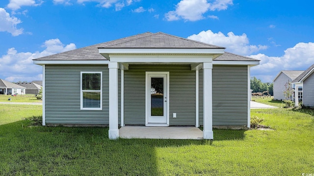 575 Strawberry Field Way, Galivants Ferry, SC 29544 - rear view of property with a lawn and a patio