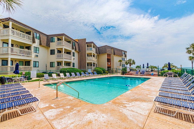 5601 N Ocean Blvd Unit A-307, Myrtle Beach, SC 29577 - community pool with a patio
