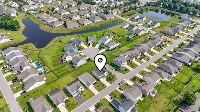 4115 Alvina Way, Myrtle Beach, SC 29579 - aerial view of property and surrounding area with a large body of water and nearby suburban area
