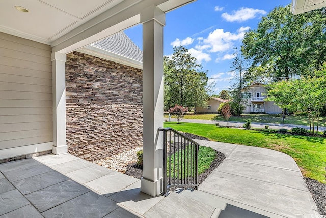 133 Deloach Trl, Pawleys Island, SC 29585 - porch with a lawn