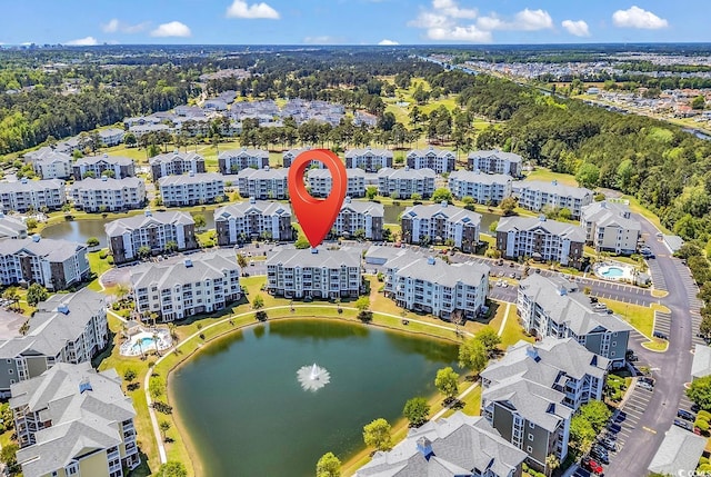 4820 Magnolia Lake Dr Unit 305, Myrtle Beach, SC 29577 - drone / aerial view of a nearby body of water