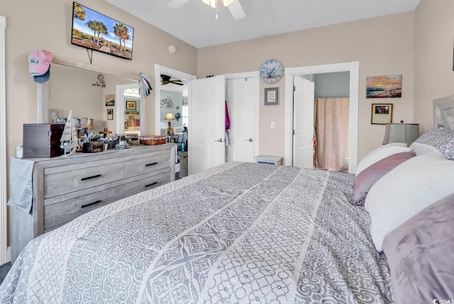 4820 Magnolia Lake Dr Unit 305, Myrtle Beach, SC 29577 - bedroom with a ceiling fan