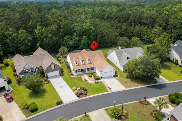 29 Saltwind Loop, Murrells Inlet, SC 29576 - aerial view of residential area featuring a forest