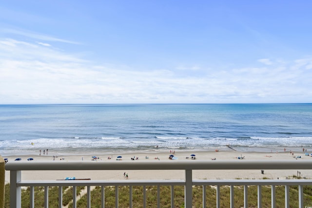 2801 S Ocean Blvd Unit 835, North Myrtle Beach, SC 29582 - water view with local beach
