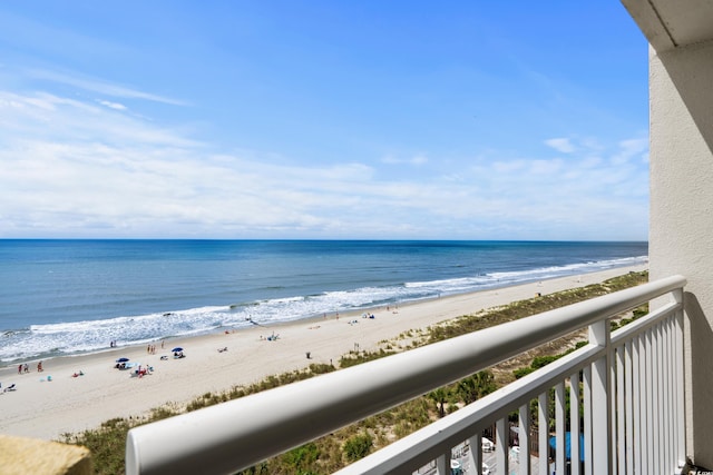 2801 S Ocean Blvd Unit 835, North Myrtle Beach, SC 29582 - water view featuring local beach