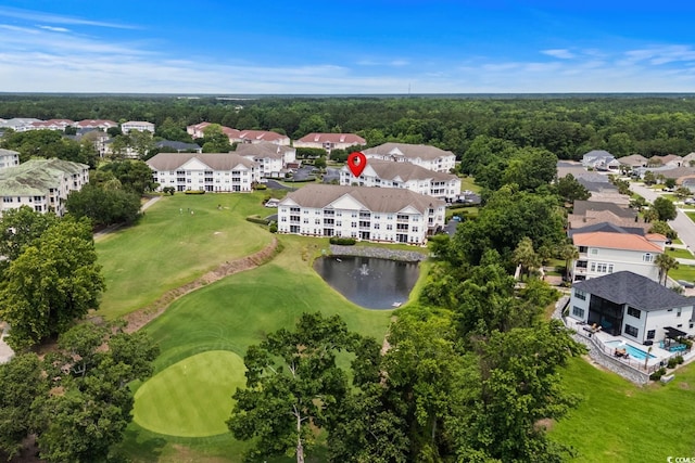 2241 Waterview Dr Unit 514, North Myrtle Beach, SC 29582 - drone / aerial view of a golf club and a nearby body of water