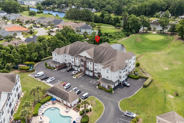 2241 Waterview Dr Unit 514, North Myrtle Beach, SC 29582 - bird's eye view of a large body of water and a pool
