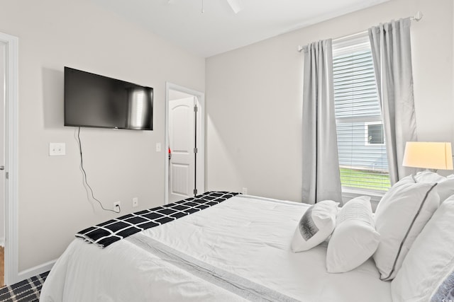 915 Sorano St, Myrtle Beach, SC 29579 - bedroom with baseboards and a ceiling fan