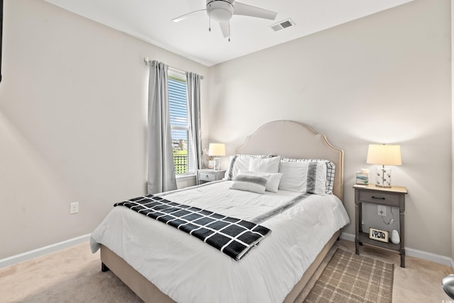 915 Sorano St, Myrtle Beach, SC 29579 - bedroom featuring baseboards, carpet flooring, and ceiling fan