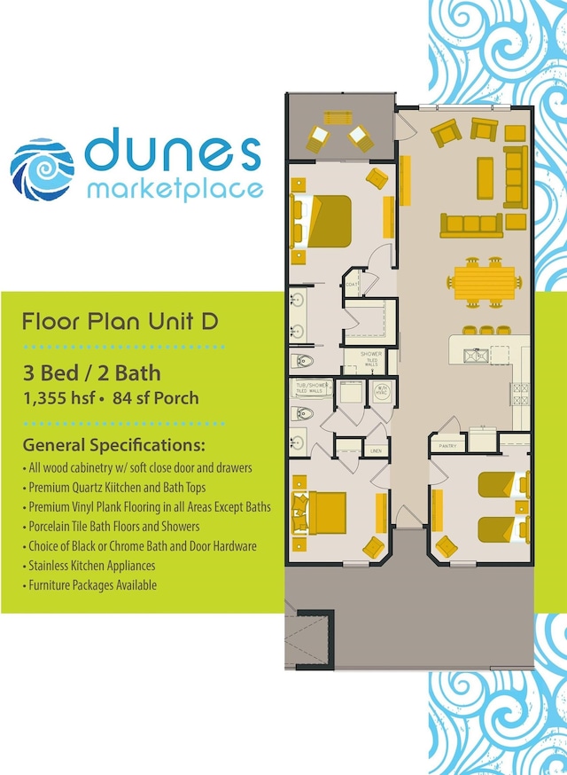 5200 N Kings Hwy Unit 2-E, Myrtle Beach, SC 29577 - floor plan / room layout