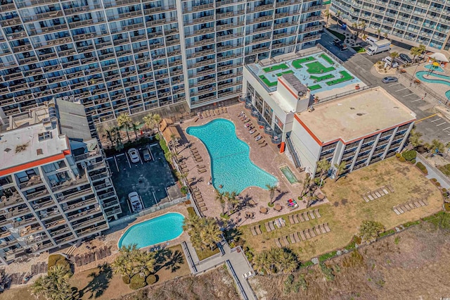 7200 N Ocean Blvd Unit 260, Myrtle Beach, SC 29572 - aerial view of a pool