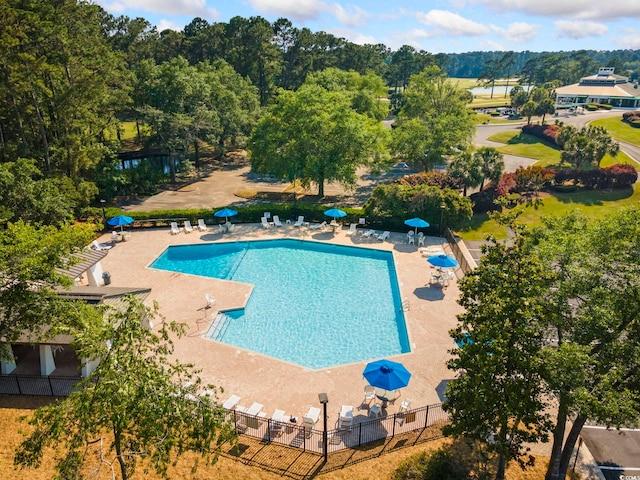168 Mackinley Cir, Pawleys Island, SC 29585 - community pool featuring a patio