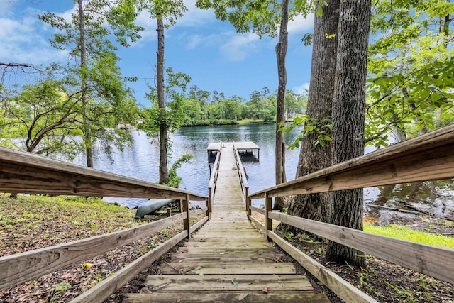 3231 Center Rd, Georgetown, SC 29440 - dock area with a water view