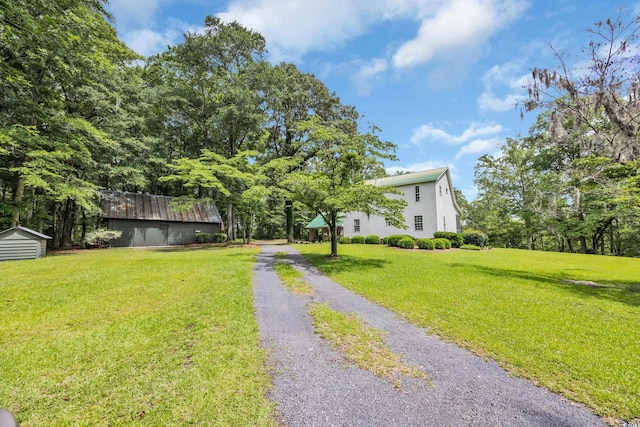 3231 Center Rd, Georgetown, SC 29440 - view of grassy yard with driveway