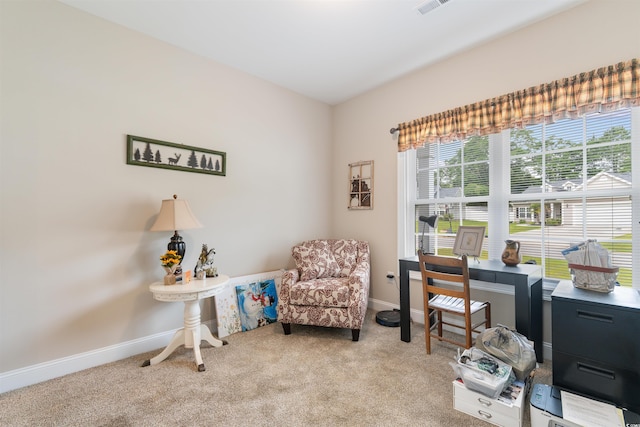 177 Baylee Cir, Galivants Ferry, SC 29544 - sitting room featuring carpet flooring and baseboards