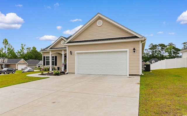 177 Baylee Cir, Galivants Ferry, SC 29544 - view of front of house with driveway and a garage
