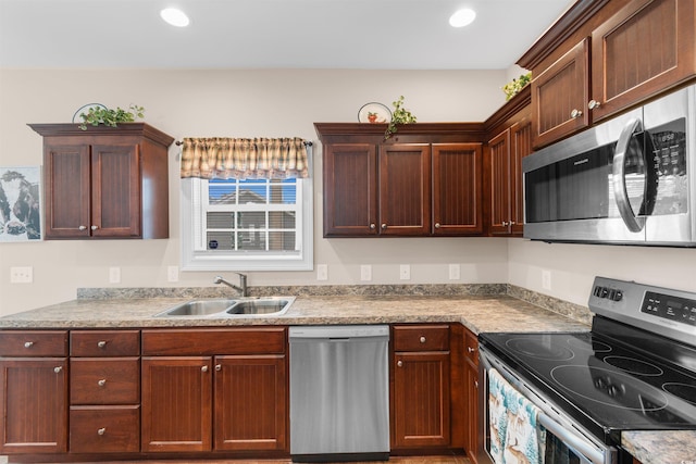 177 Baylee Cir, Galivants Ferry, SC 29544 - kitchen with appliances with stainless steel finishes, light countertops, and recessed lighting