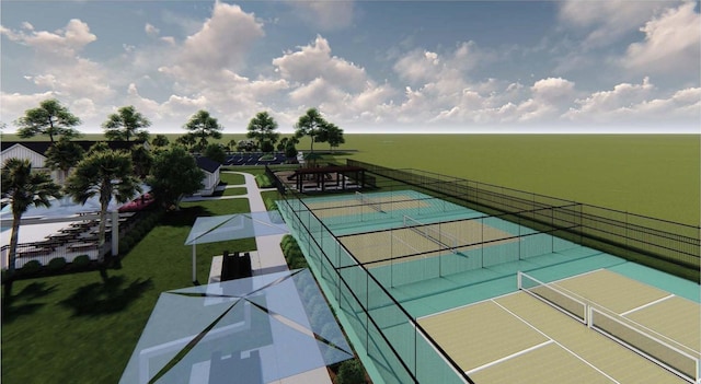 5034 Selene Ct, Myrtle Beach, SC 29588 - view of community featuring a tennis court