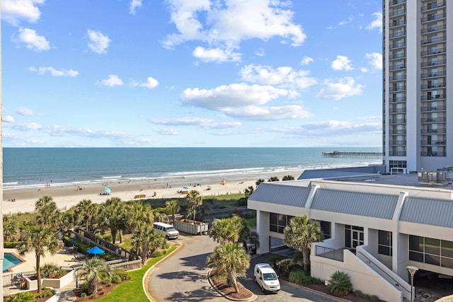 9820 Queensway Blvd Unit 502, Myrtle Beach, SC 29572 - water view featuring nearby beach