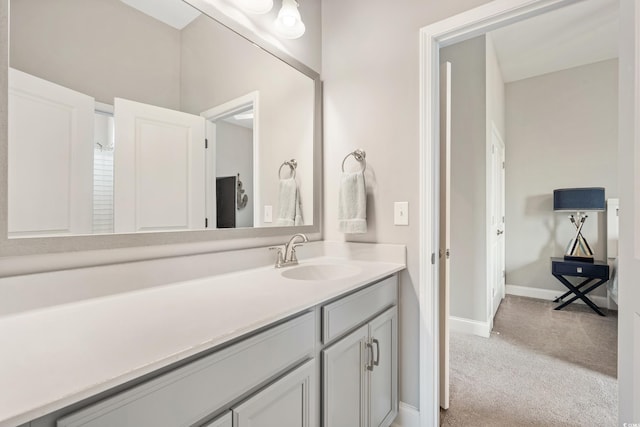 314 Bumble Cir, Murrells Inlet, SC 29576 - bathroom featuring vanity and baseboards