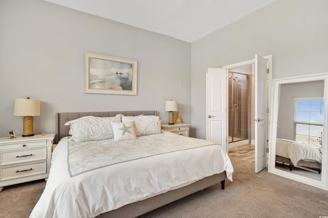 314 Bumble Cir, Murrells Inlet, SC 29576 - carpeted bedroom with vaulted ceiling