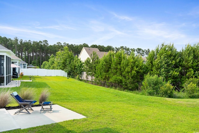 314 Bumble Cir, Murrells Inlet, SC 29576 - view of yard with a patio area