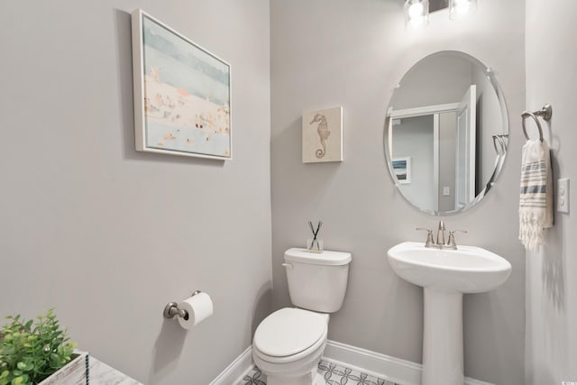 314 Bumble Cir, Murrells Inlet, SC 29576 - bathroom with toilet and baseboards